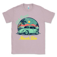 Lilac Vintage Funny Beetle Bug Distressed Classic Cars Old Bugs Never Die Classic Tee - artisFamous
