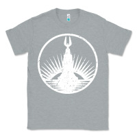 Heather Grey bioshock rapture black Classic Tee - artisFamous