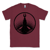 Burgundy bioshock rapture black Classic Tee - artisFamous