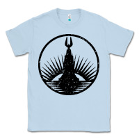 Dusty Blue bioshock rapture black Classic Tee - artisFamous