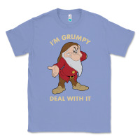 Colony Blue snow white i'm grumpy deal with it portrait t shirt Classic Tee - artisFamous