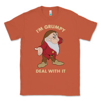 Copper snow white i'm grumpy deal with it portrait t shirt Classic Tee - artisFamous
