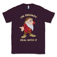 Plum snow white i'm grumpy deal with it portrait t shirt Classic Tee - artisFamous
