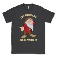 Smoke snow white i'm grumpy deal with it portrait t shirt Classic Tee - artisFamous