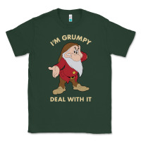 Sports Green snow white i'm grumpy deal with it portrait t shirt Classic Tee - artisFamous