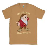 Toasted Coconut snow white i'm grumpy deal with it portrait t shirt Classic Tee - artisFamous