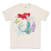 Natural the little mermaid ari  and flounder sea t shirt Classic Tee - artisFamous