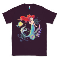 Plum the little mermaid ari  and flounder sea t shirt Classic Tee - artisFamous
