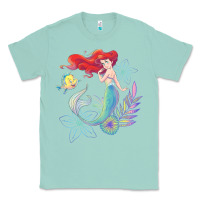 Seafoam the little mermaid ari  and flounder sea t shirt Classic Tee - artisFamous