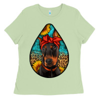 Matcha doberman Ladies Tee - Artiststas