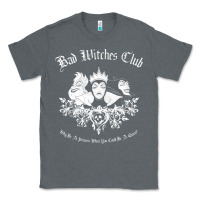 Charcoal Heather villains bad witch  club group shot graphic t shirt t shirt Classic Tee - artisFamous