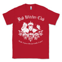 Red villains bad witch  club group shot graphic t shirt t shirt Classic Tee - artisFamous