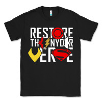Black restore the snyderverse Classic Tee - artisFamous
