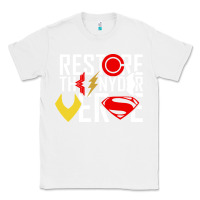 White restore the snyderverse Classic Tee - artisFamous