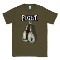 Army Green boxing vintage fight gloves Classic Tee - artisFamous