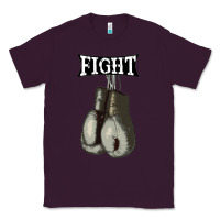 Plum boxing vintage fight gloves Classic Tee - artisFamous