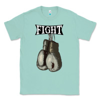 Seafoam boxing vintage fight gloves Classic Tee - artisFamous