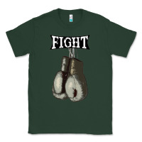 Sports Green boxing vintage fight gloves Classic Tee - artisFamous