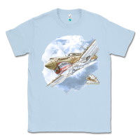 Dusty Blue 40 flying tigers Classic Tee - artisFamous