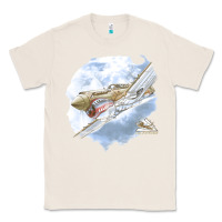 Natural 40 flying tigers Classic Tee - artisFamous