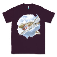 Plum 40 flying tigers Classic Tee - artisFamous