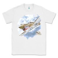 White 40 flying tigers Classic Tee - artisFamous