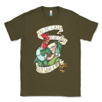 Alan A Dale Rooster  Oo De Lally Golly What A Day Tattoo Watercolor Pa Classic Tee | Teevron