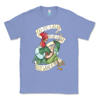 Colony Blue alan a dale rooster  oo de lally golly what a day tattoo watercolor pa Classic Tee - artisFamous