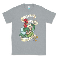 Heather Grey alan a dale rooster  oo de lally golly what a day tattoo watercolor pa Classic Tee - artisFamous