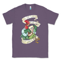 Lavender alan a dale rooster  oo de lally golly what a day tattoo watercolor pa Classic Tee - artisFamous