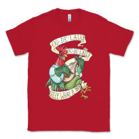 Red alan a dale rooster  oo de lally golly what a day tattoo watercolor pa Classic Tee - artisFamous