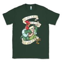 Sports Green alan a dale rooster  oo de lally golly what a day tattoo watercolor pa Classic Tee - artisFamous