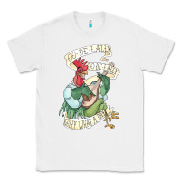 White alan a dale rooster  oo de lally golly what a day tattoo watercolor pa Classic Tee - artisFamous