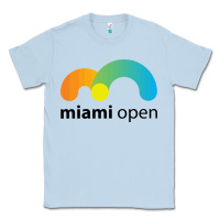 Dusty Blue MIAMI OPEN Classic Tee - artisFamous