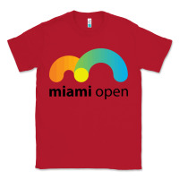 Red MIAMI OPEN Classic Tee - artisFamous