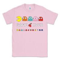 Bubblegum Pink cool retro 80s pacman ghosts video games Classic Tee - artisFamous