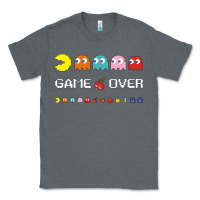 Charcoal Heather cool retro 80s pacman ghosts video games Classic Tee - artisFamous
