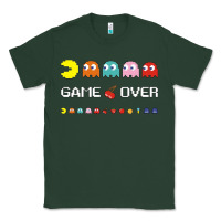 Sports Green cool retro 80s pacman ghosts video games Classic Tee - artisFamous