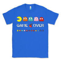 True Royal cool retro 80s pacman ghosts video games Classic Tee - artisFamous