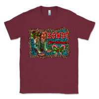 Burgundy howdy christmas boots Classic Tee - RanaPortraitStore
