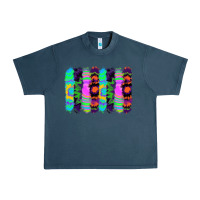 Midnight Navy tie dye brushstrokes Urban Heavy Tee - RanaPortraitStore