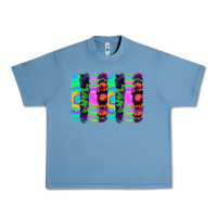 Pebble Blue tie dye brushstrokes Urban Heavy Tee - RanaPortraitStore