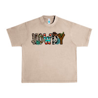 French Oak howdy Urban Heavy Tee - CowhideDigitalArt