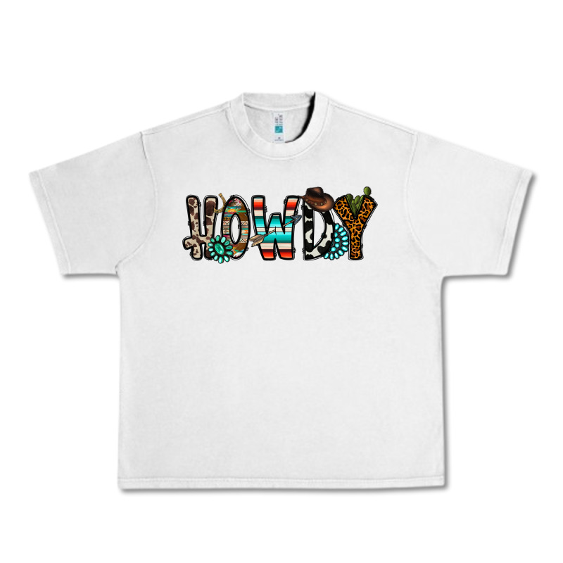 Howdy Urban Heavy Tee by CowhideDigitalArt | Teevron