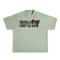 Oil Green howdy Urban Heavy Tee - CowhideDigitalArt