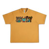 Peanut Butter howdy Urban Heavy Tee - CowhideDigitalArt