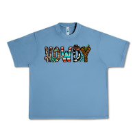 Pebble Blue howdy Urban Heavy Tee - CowhideDigitalArt