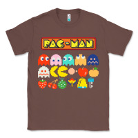 Chestnut 80s pacman ghosts video games Classic Tee - artisFamous