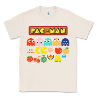 Natural 80s pacman ghosts video games Classic Tee - artisFamous