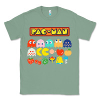 Sage 80s pacman ghosts video games Classic Tee - artisFamous